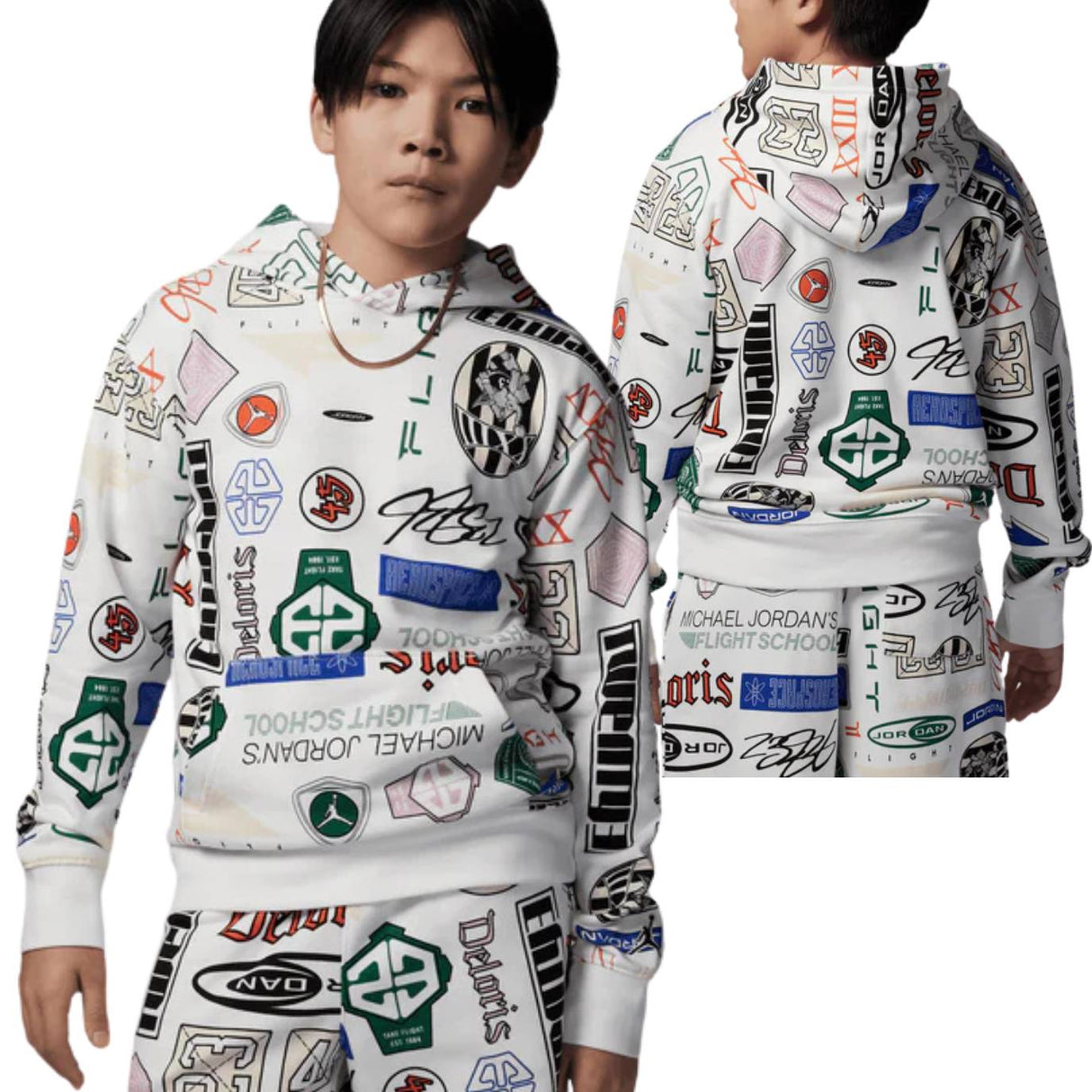 FELPA RAGAZZI JORDAN 95D741-782 CC K COTONE GARZATO