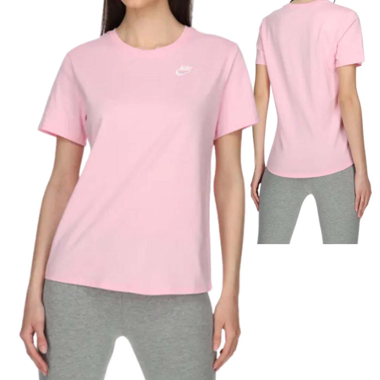 T-SHIRT DONNA NIKE DX7902 645 ESSENTIALS CLUB ROSA