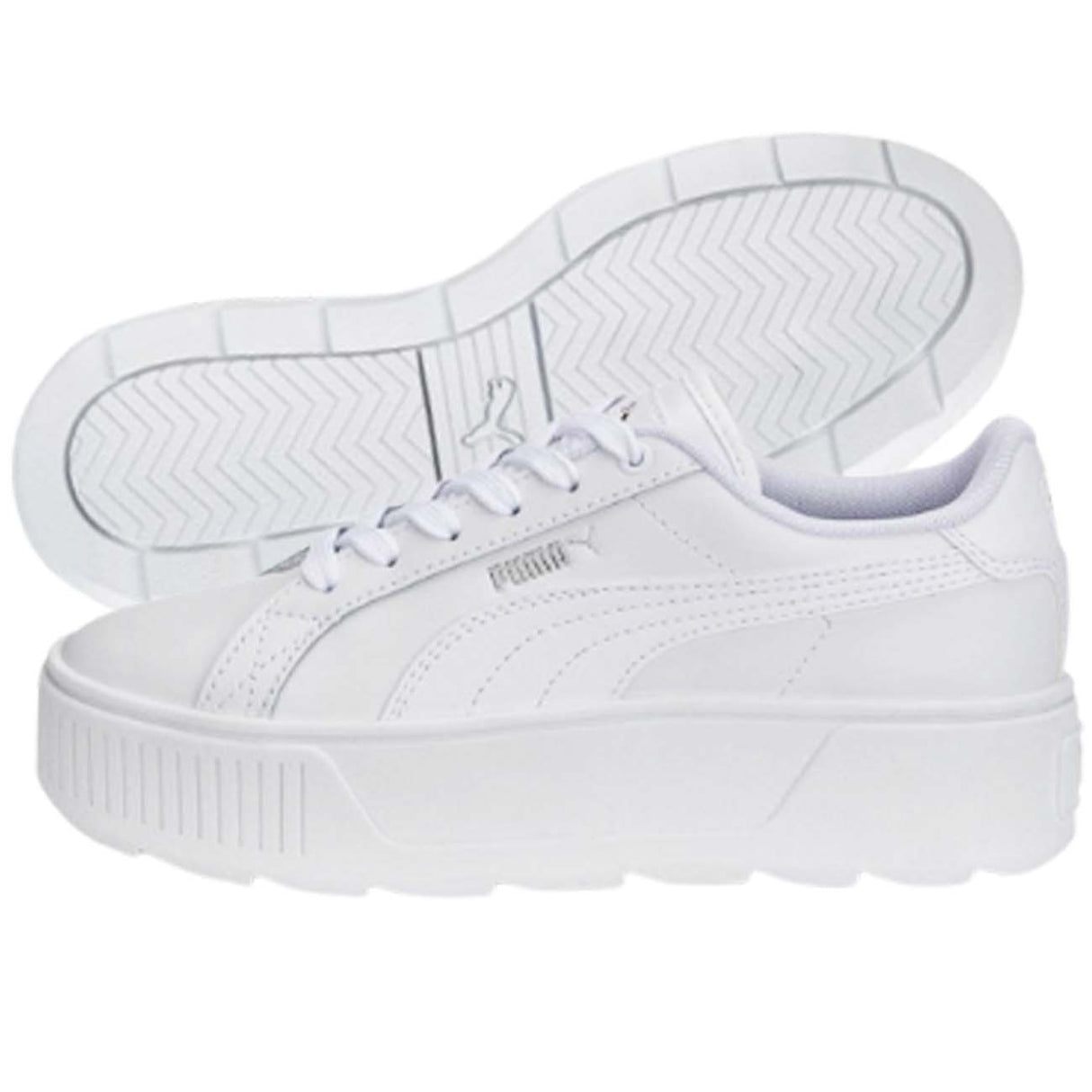 CHAUSSURES PUMA 387374 01 KARMEN BLANC POUR FILLE