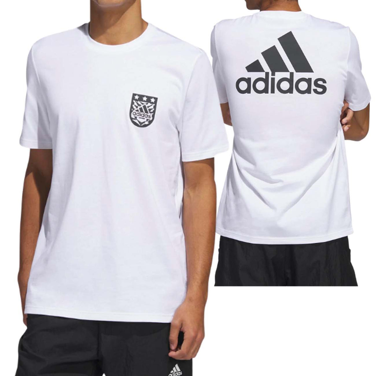 ADIDAS HS3225 XPRESS WHITE COTTON T-SHIRT