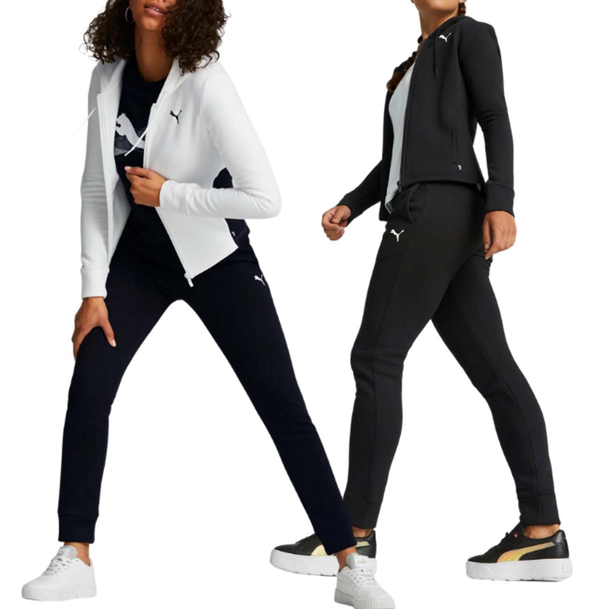 TUTA DONNA PUMA 670022 COTONE FELPATO