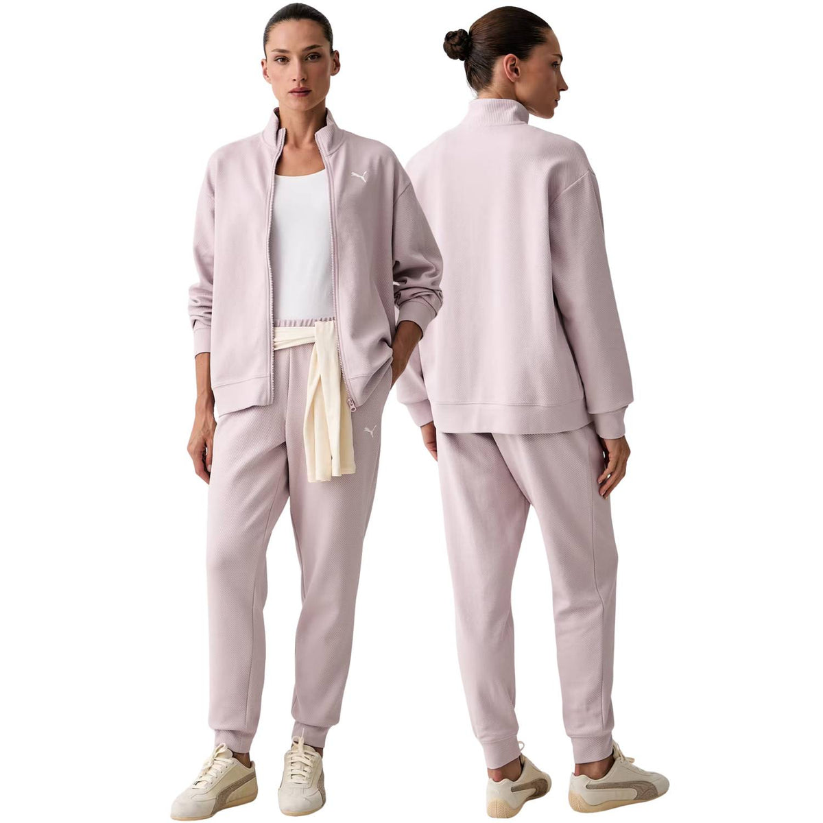 TUTA PUMA DONNA 694001 49 TWILL ROSA