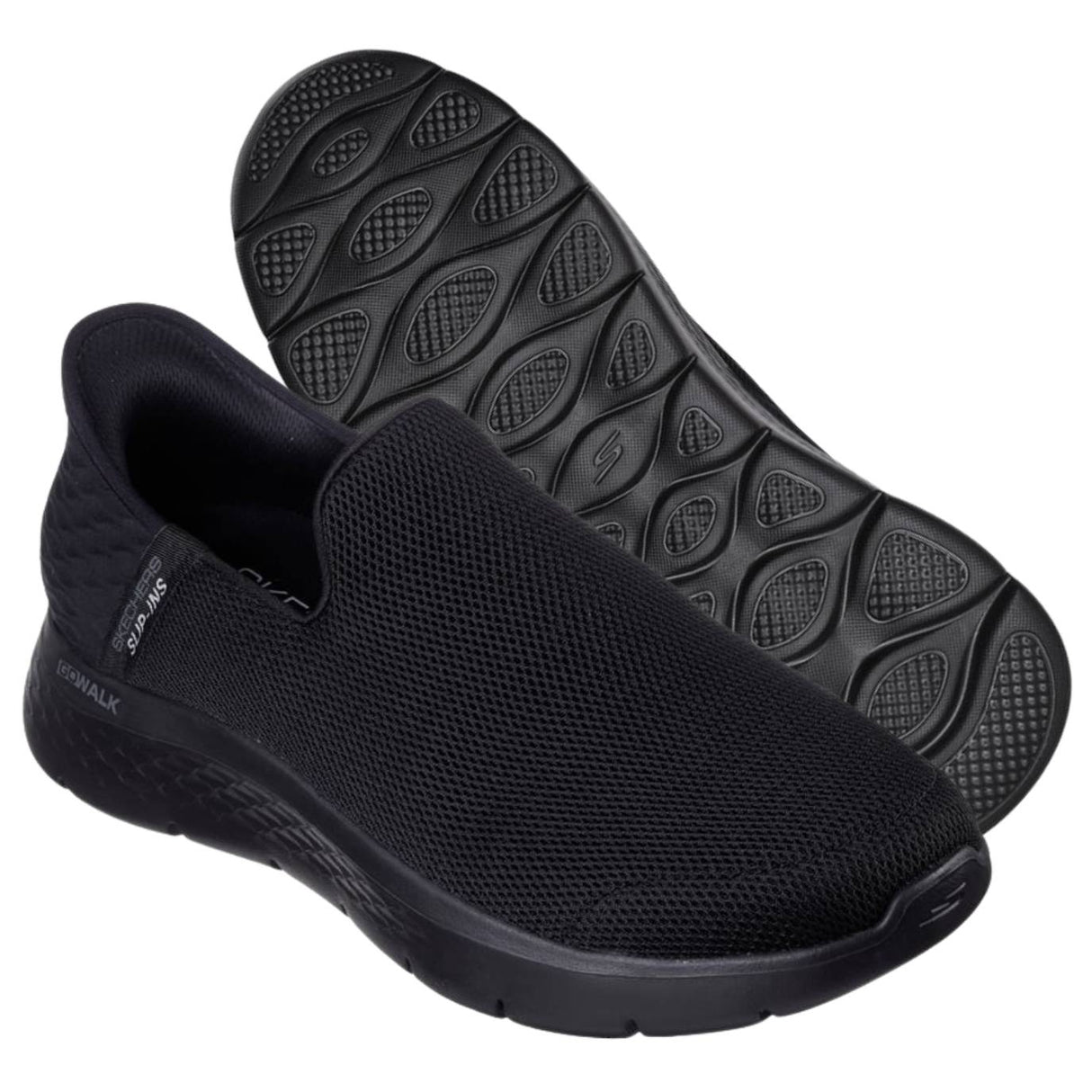 SCARPA SKECHERS 216491 BBK SLIP INS GO WALK FLEX NERO