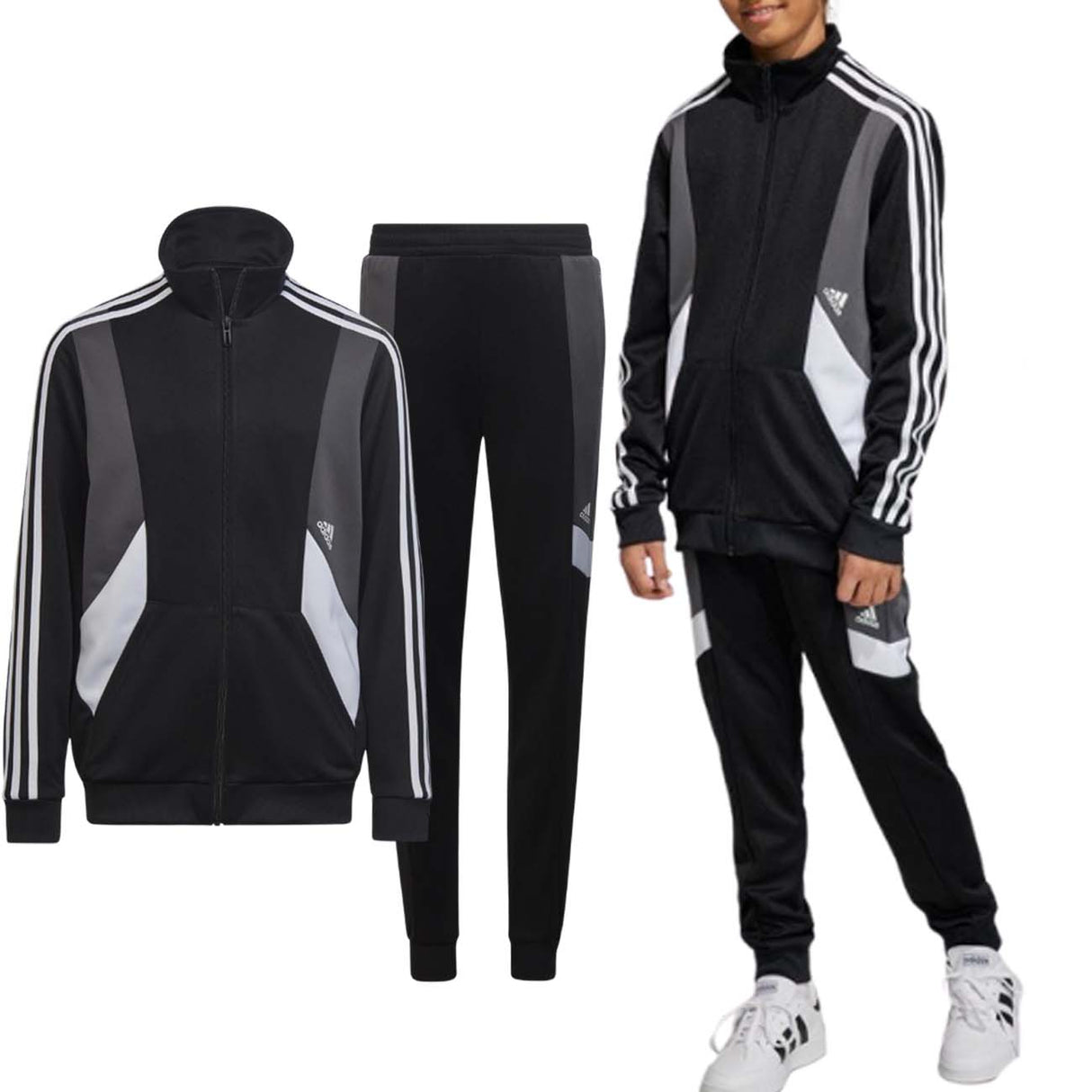 ADIDAS HR6324 3 STRIPES ACETATE BOYS TRACKSUIT
