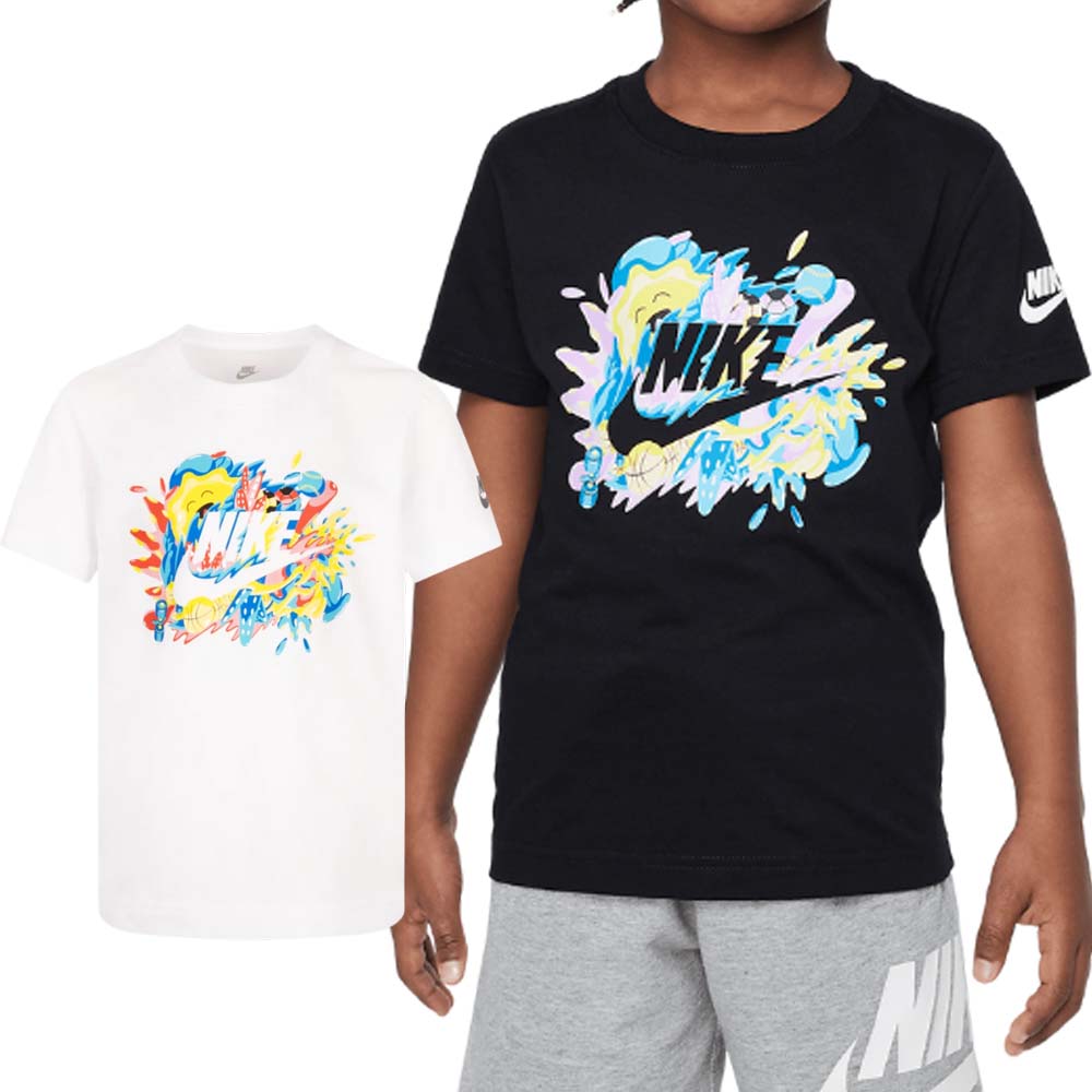 T-SHIRT RAGAZZI NIKE 86K522 FUTURA COTONE SLASH