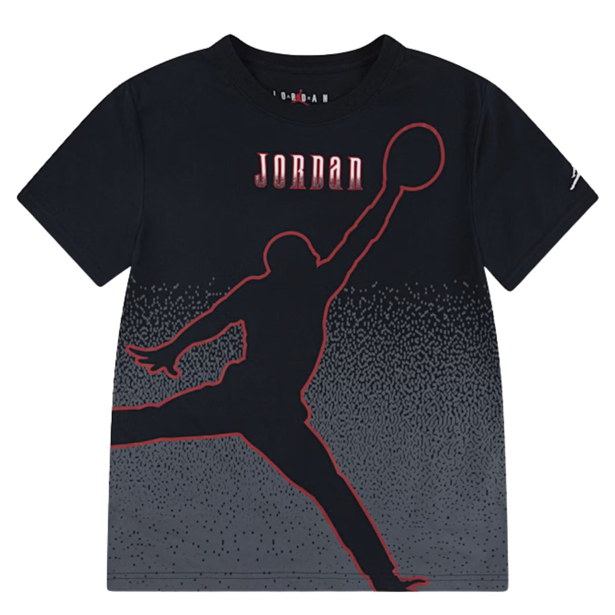T-SHIRT RAGAZZI JORDAN 95F169 023 GLOBAL ARCH NERO