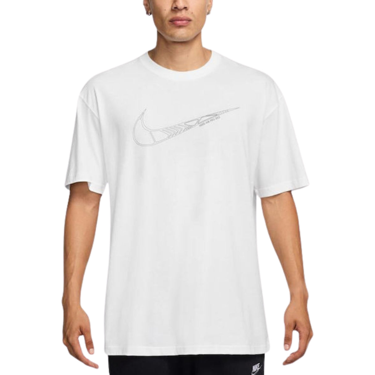 T-SHIRT NIKE HJ0746 100 NSW CLUB BIANCO COTONE