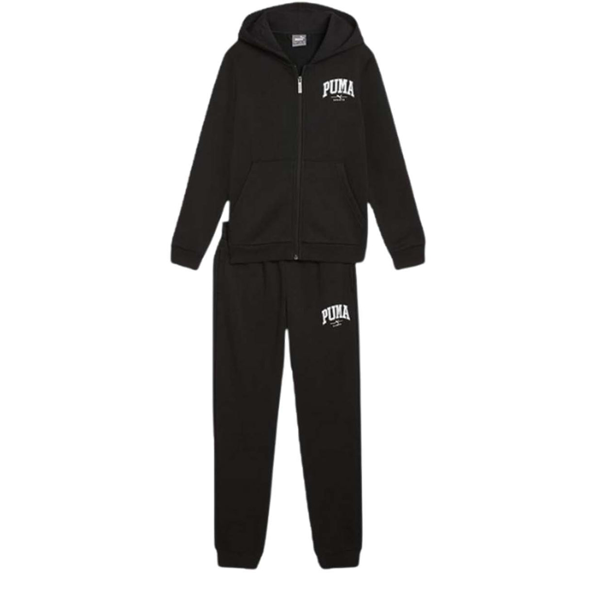 SURVÊTEMENT EN COTON POLAIRE NOIR À ZIP COMPLET SQUAD PUMA 684239 01