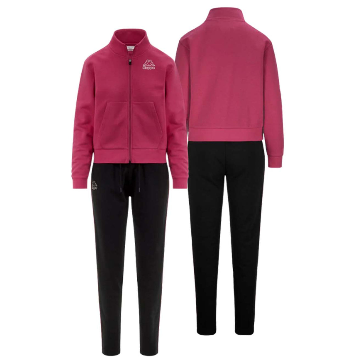 TUTA DONNA KAPPA 331R2QW A05 LOGO FAMALI FELPATA