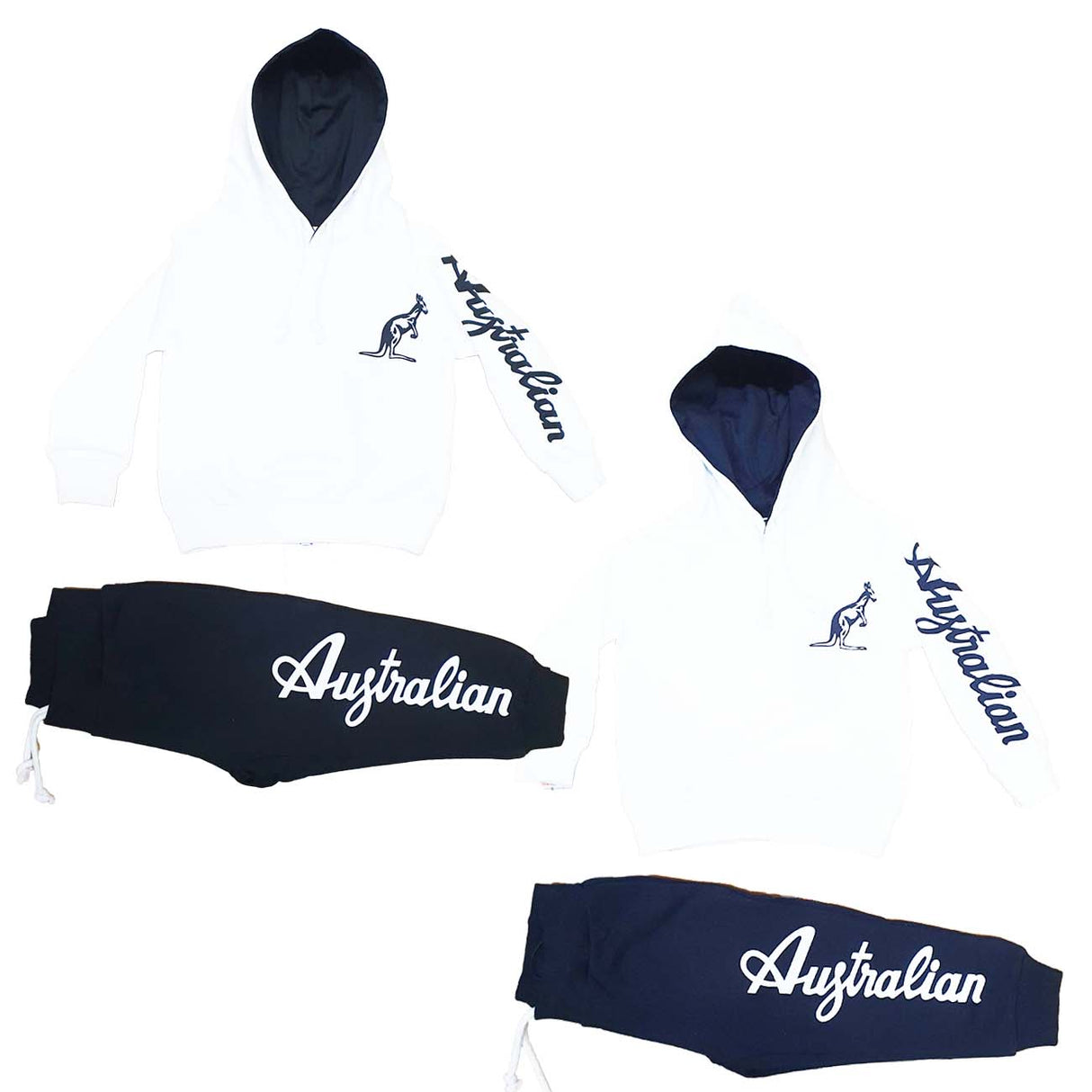 SURVÊTEMENT AUSTRALIEN POUR GARÇONS AS0406 EN COTON BROSSÉ