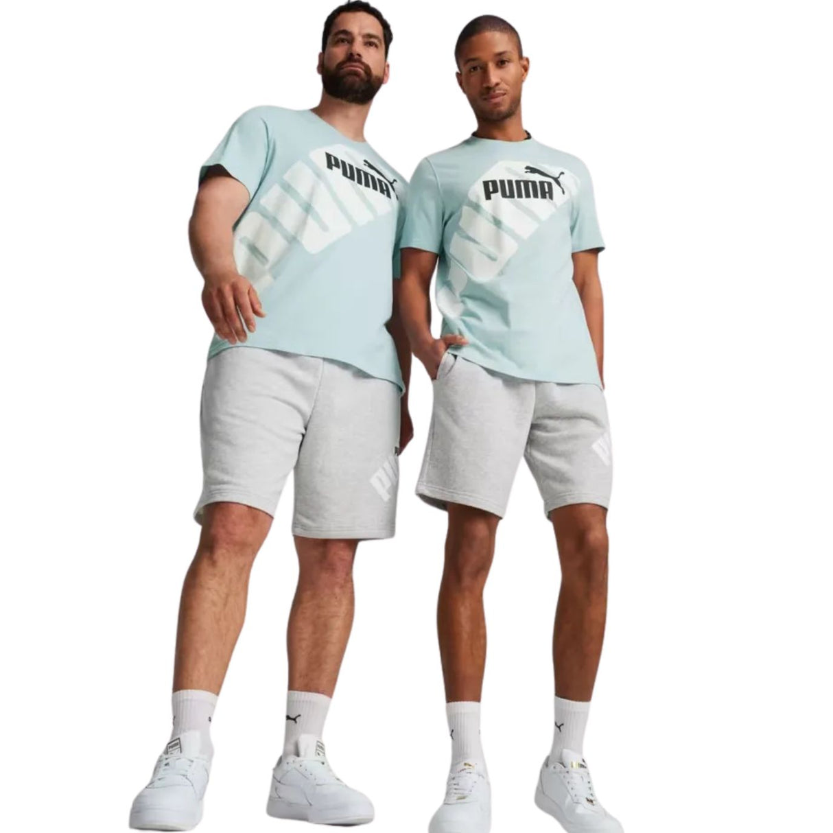 T-SHIRT PUMA 678960 22 GRAFHIC SUMMER CELESTE COTONE