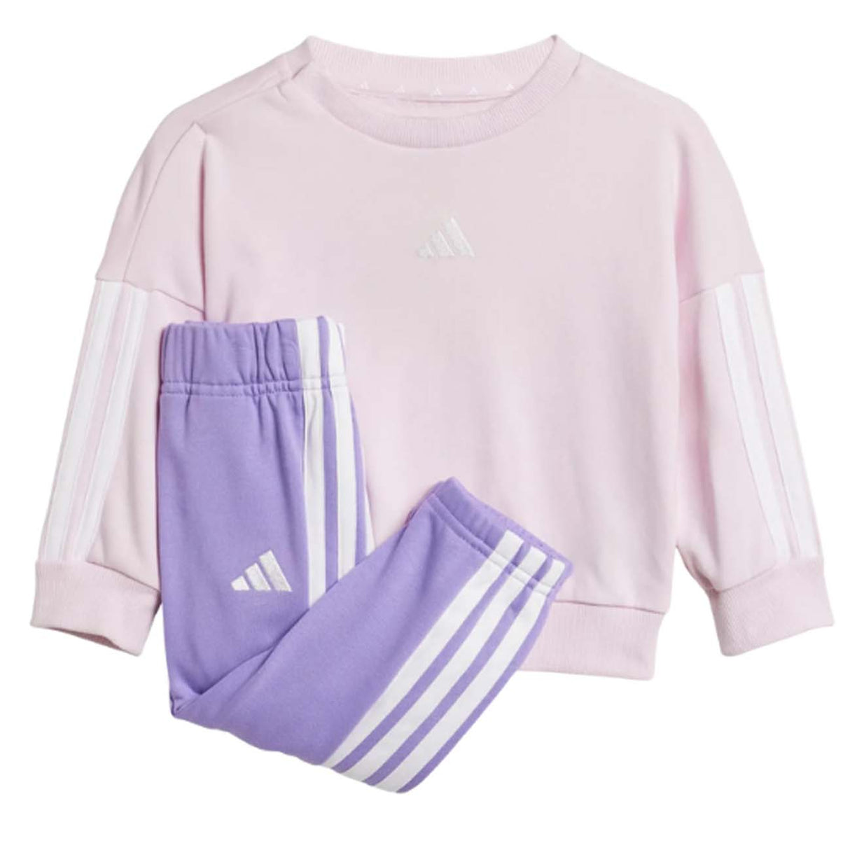 COMPLETO BAMBINE ADIDAS JD6482 PERFORMANCE COTONE GARZATO