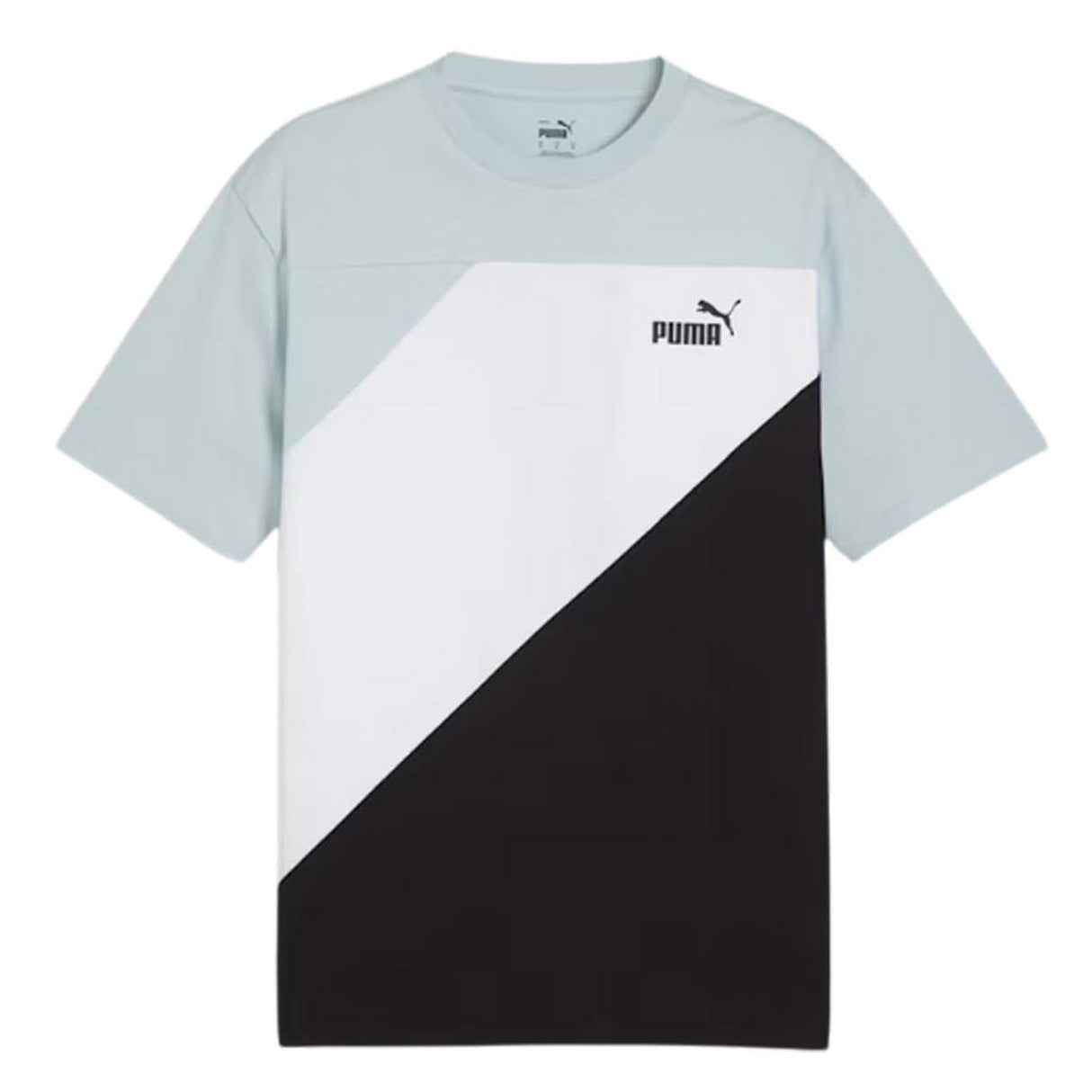 T-SHIRT PUMA 678929 22 POWER COTONE CELESTE
