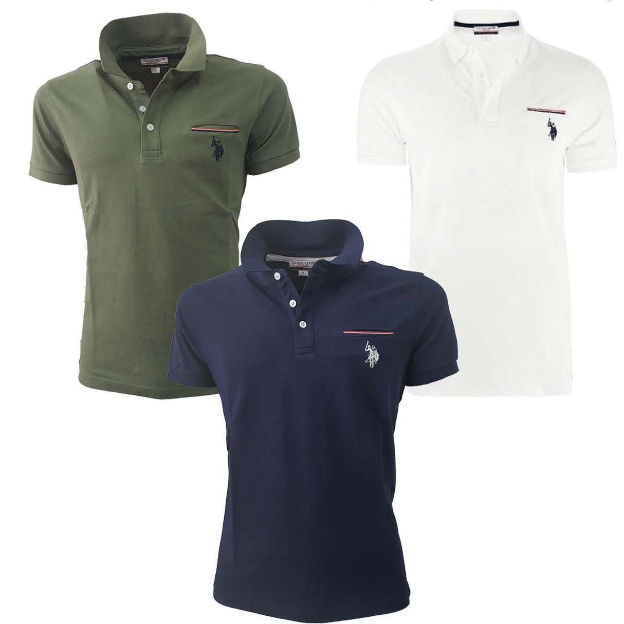 POLO HOMME 43472 US POLO ASSN 3 BOUTONS AVEC POCHE