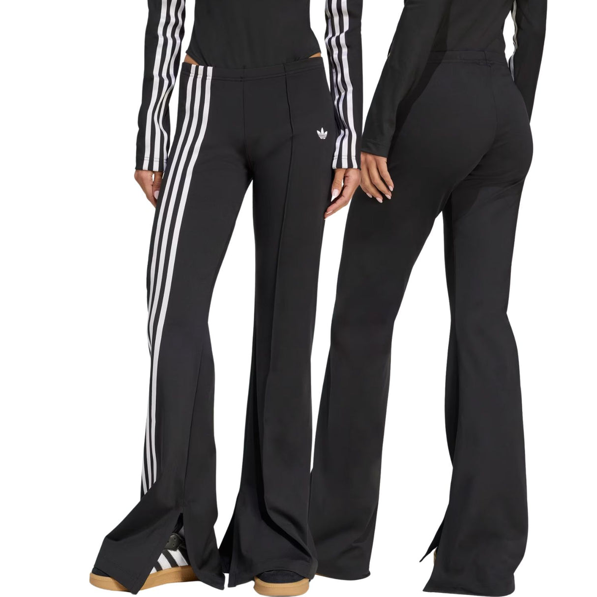 PANTALONE DONNA ADIDAS jx2697 SVASATI NASTRO NERO