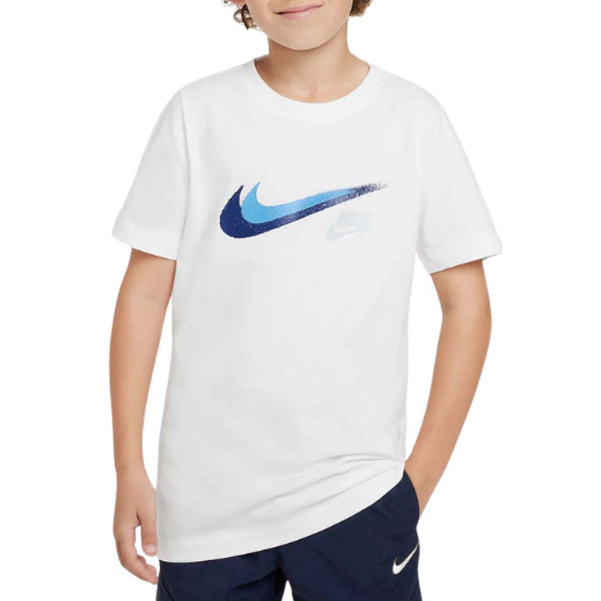 T-SHIRT RAGAZZI NIKE FZ4714 100 SPORTWEAR BIANCO