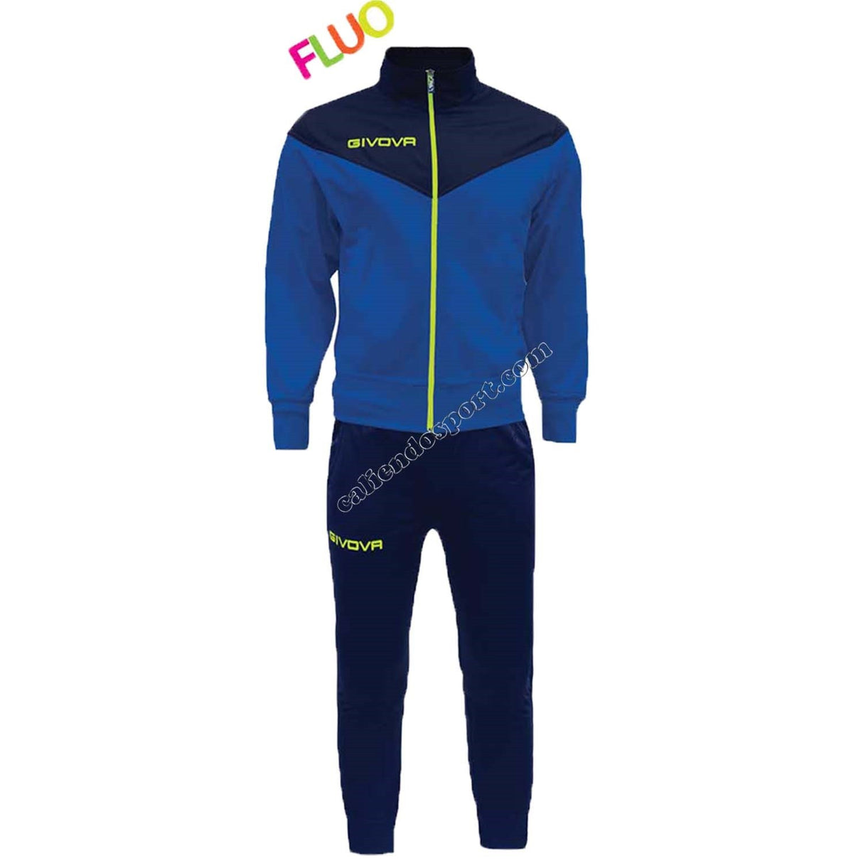 GIVOVA VENEZIA TRF030 FLUO SURVÊTEMENT HOMME ENTRAÎNEMENT GARÇON SPORT GYM TEMPS LIBRE