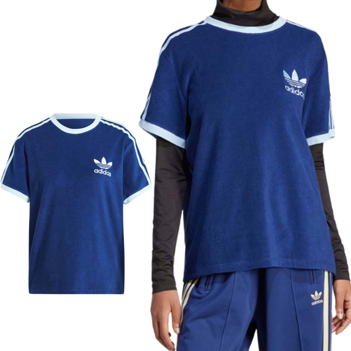 T-SHIRT ADIDAS IR7465 COTONE 3 STRISCE ESSENTIALS