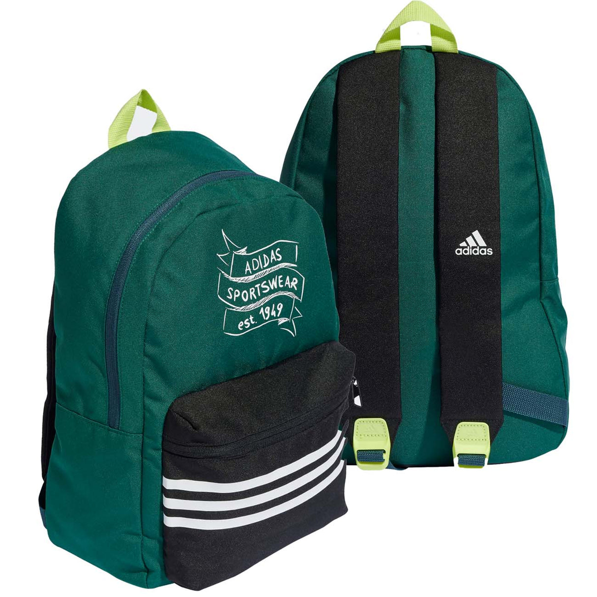 ZAINO ADIDAS HZ2920 UNISEX VERDE BRAND LOVE