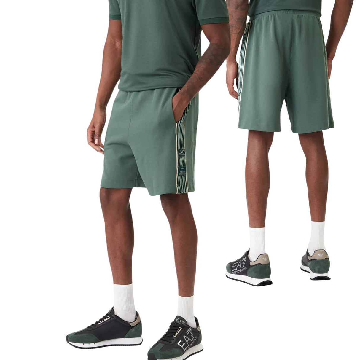 PANTALONCINO ARMANI EA7 E26 7M002319 AF12449 U7260 VERDE