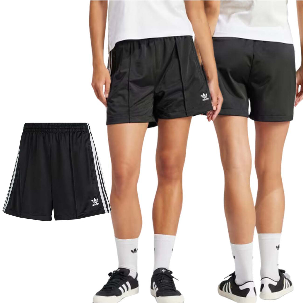 PANTALONCINO DONNA ADIDAS IU2425 FIREBIRD NERO