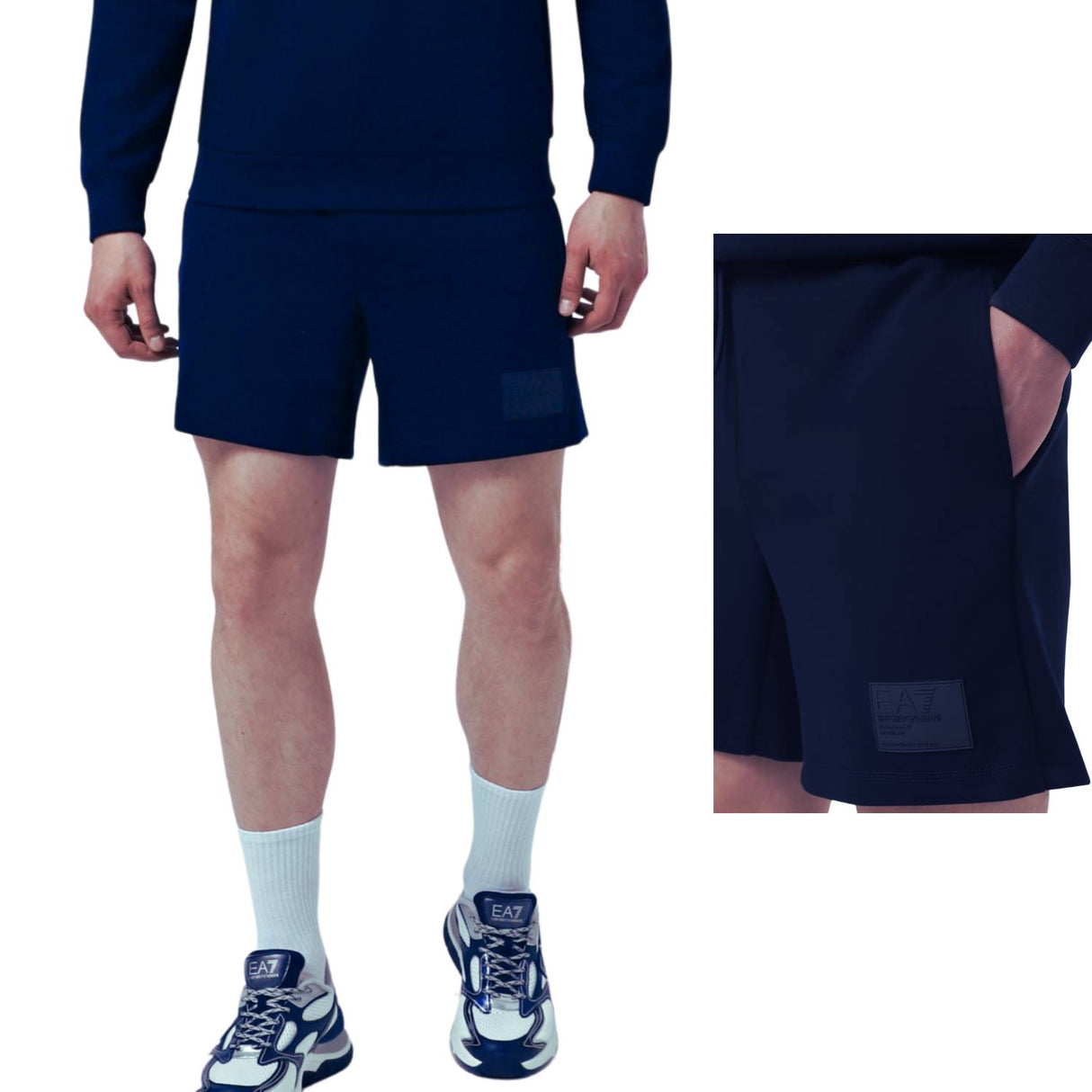 PANTALONCINO ARMANI EA7 E25 7X000019 UB102 BLU