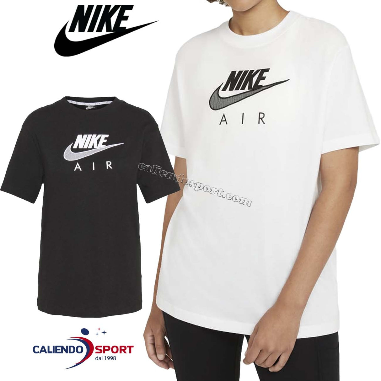 T-SHIRT À MANCHES COURTES EN COTON NIKE AIR CZ8614 010