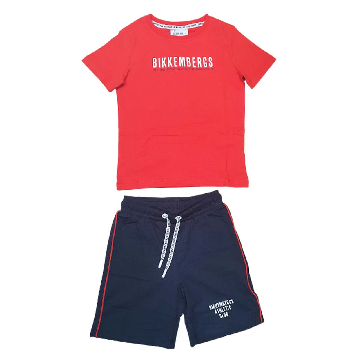 BIKKEMBERGS BK1021 T-SHIRT + SHORT EN COTON POUR ENFANTS