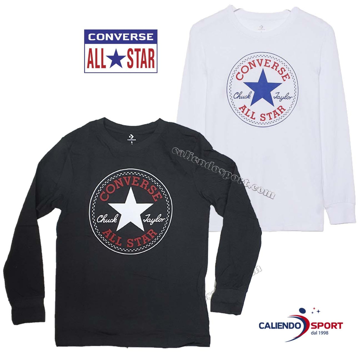 T-SHIRT CONVERSE GARÇON 966243 COTON MANCHES LONGUES