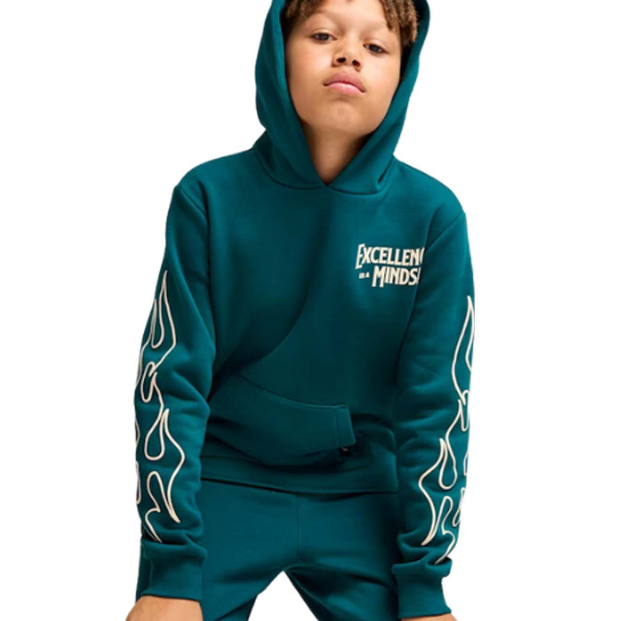 FELPA RAGAZZI PUMA 626521 22 BASKETBALL COTONE FELPATO