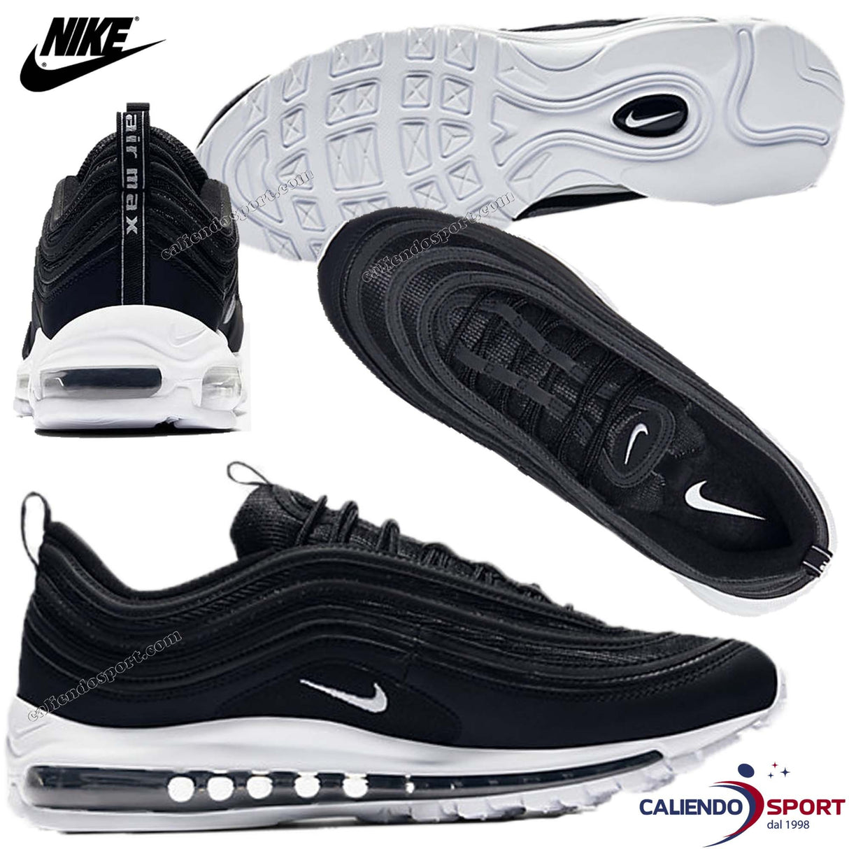 NIKE AIR MAX 97 921826 001 CHAUSSURES HOMMES BASSES NOIRES