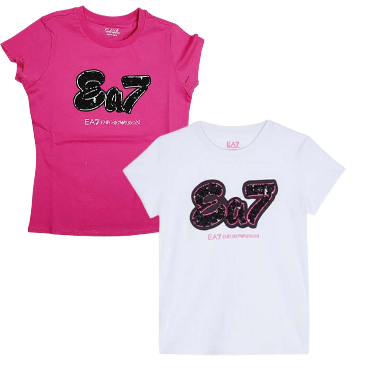 T-SHIRT RAGAZEE ARMANI EA7 3RFT20 FJDLZ COTONE