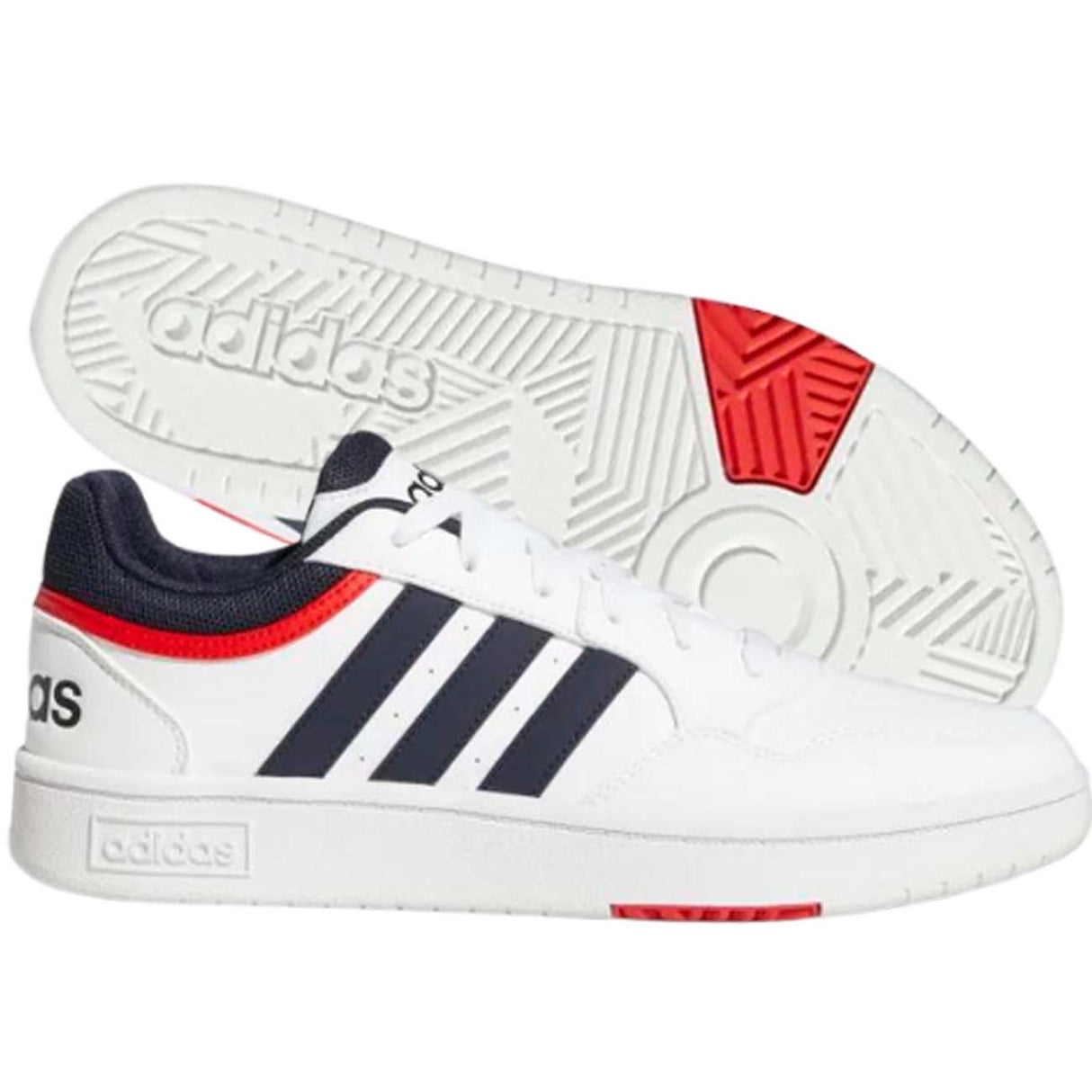ADIDAS GY5427 HOOPS WHITE LOW CLASSIC SHOE