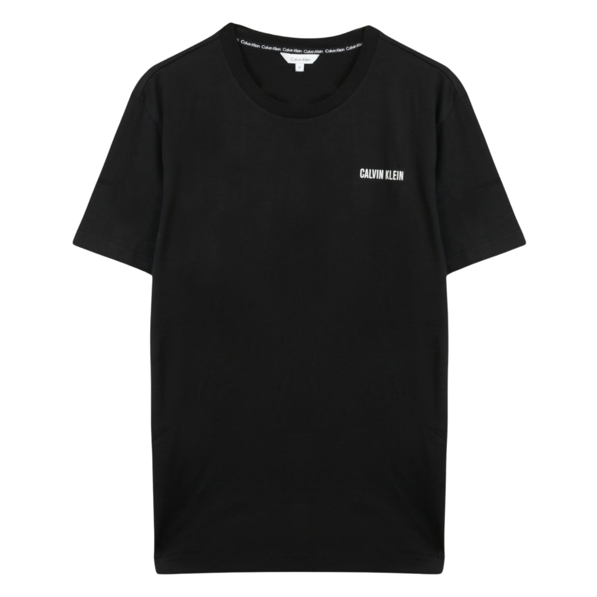 T-SHIRT CALVIN KLEIN KM0KM01146-BEH BEACHWEAR COTONE NERO