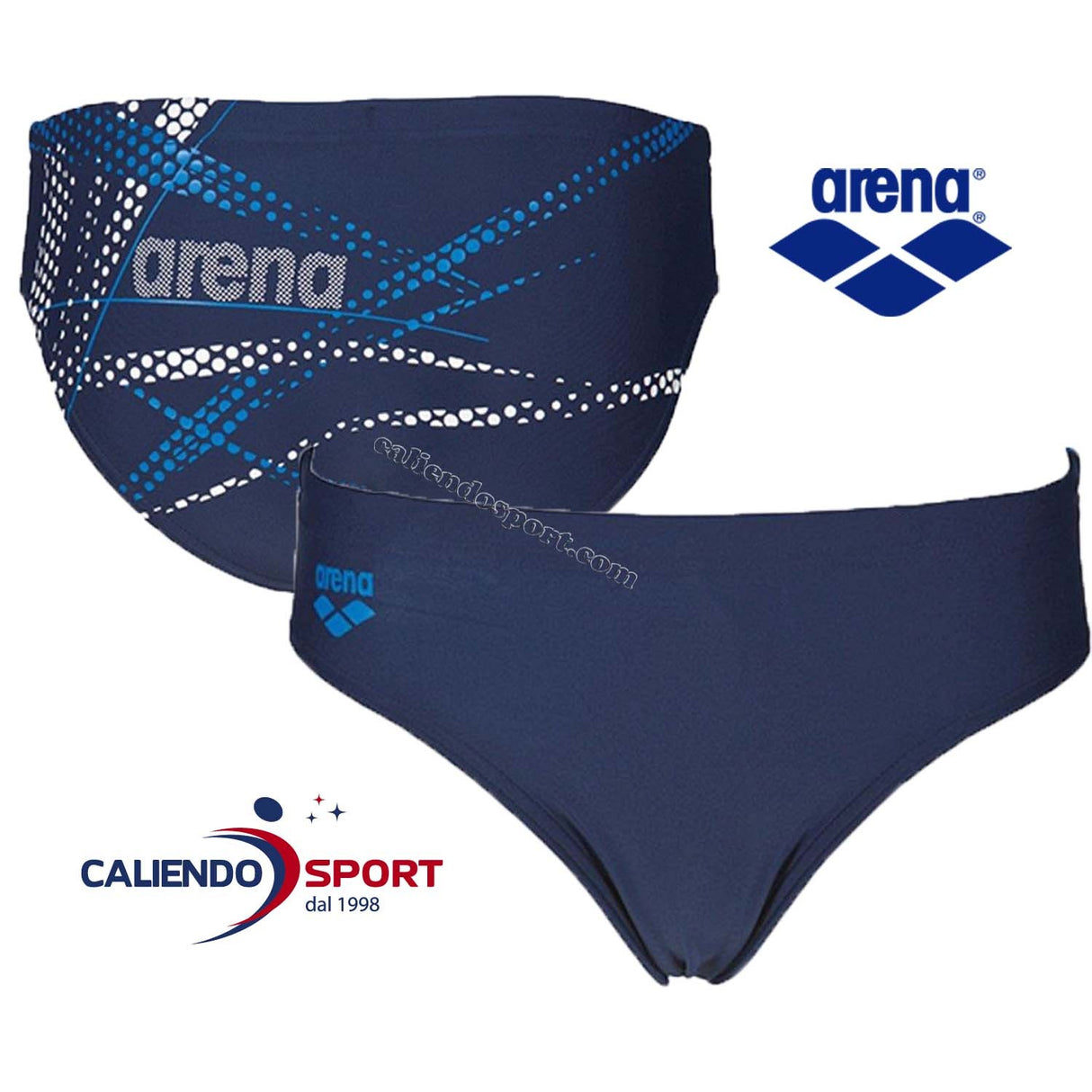 MAILLOT DE BAIN POUR ENFANTS ARENA SLIP 001372 BLUE GLIMMER SWIMMING SEA POOL JR
