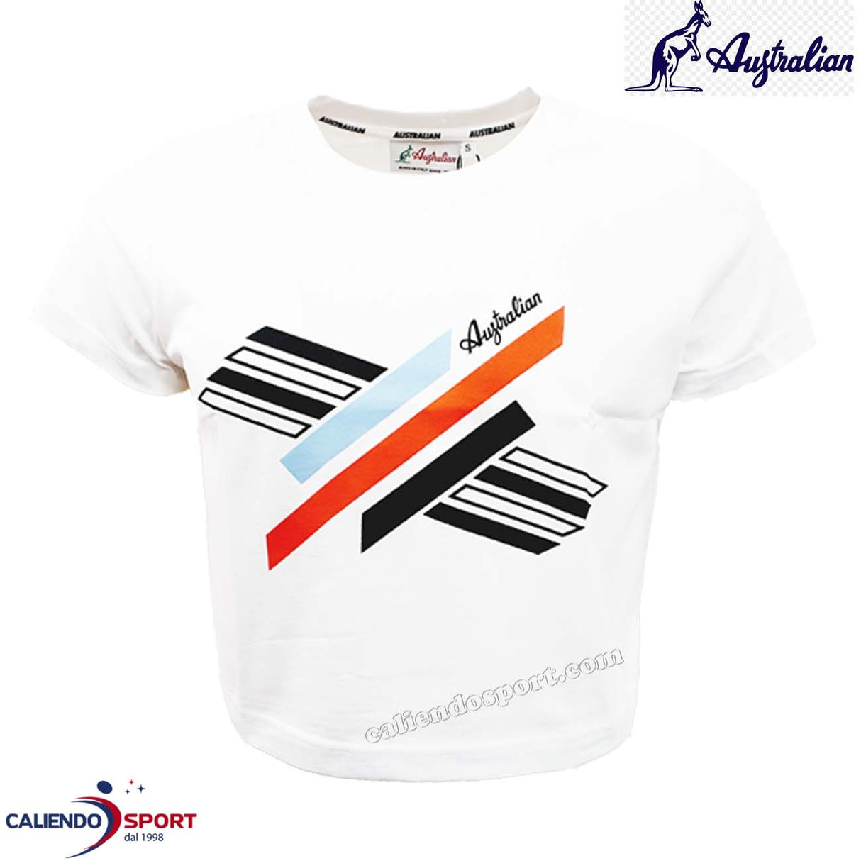 T-SHIRT AUSTRALIAN DONNA TS0005 COTONE MEZZA MANICA