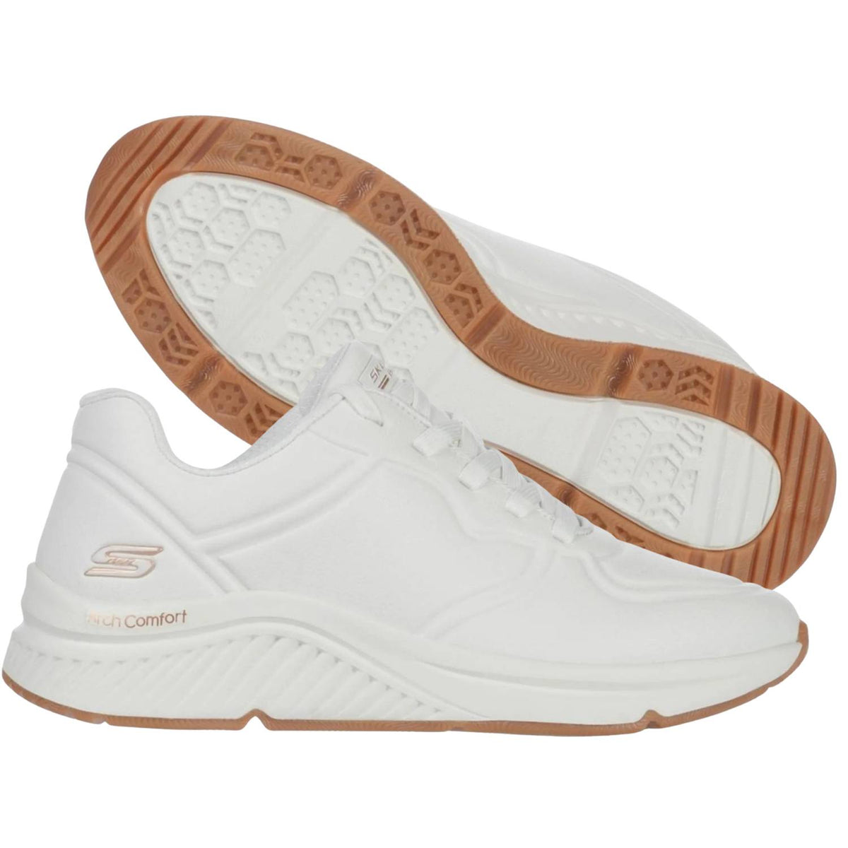 SCARPA DONNA SKECHERS 117560 WHT BOBS ARCH COMFORT