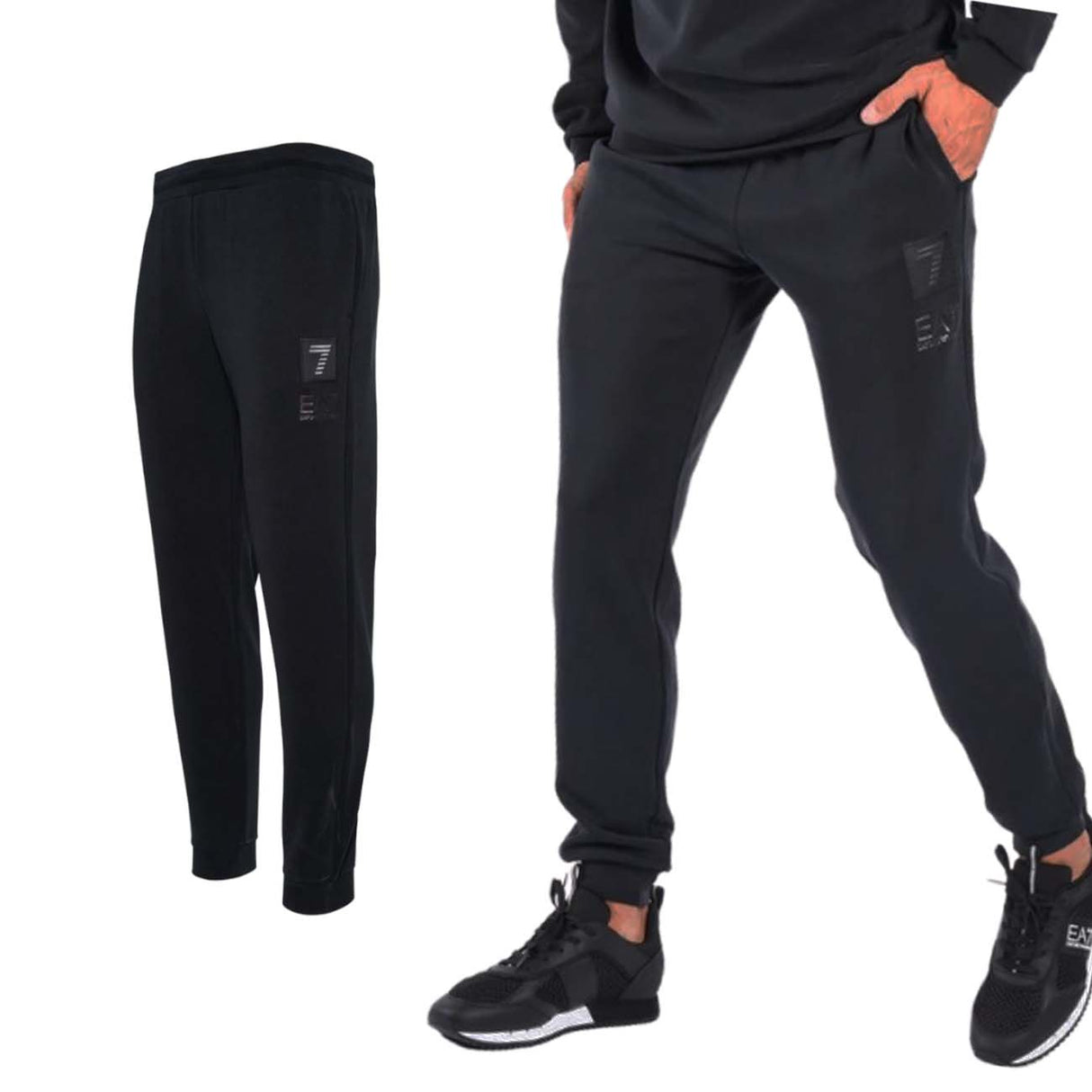 PANTALONE ARMANI EA7 I23 6RPP75 PJGEZ 1200 NERO STRETCH