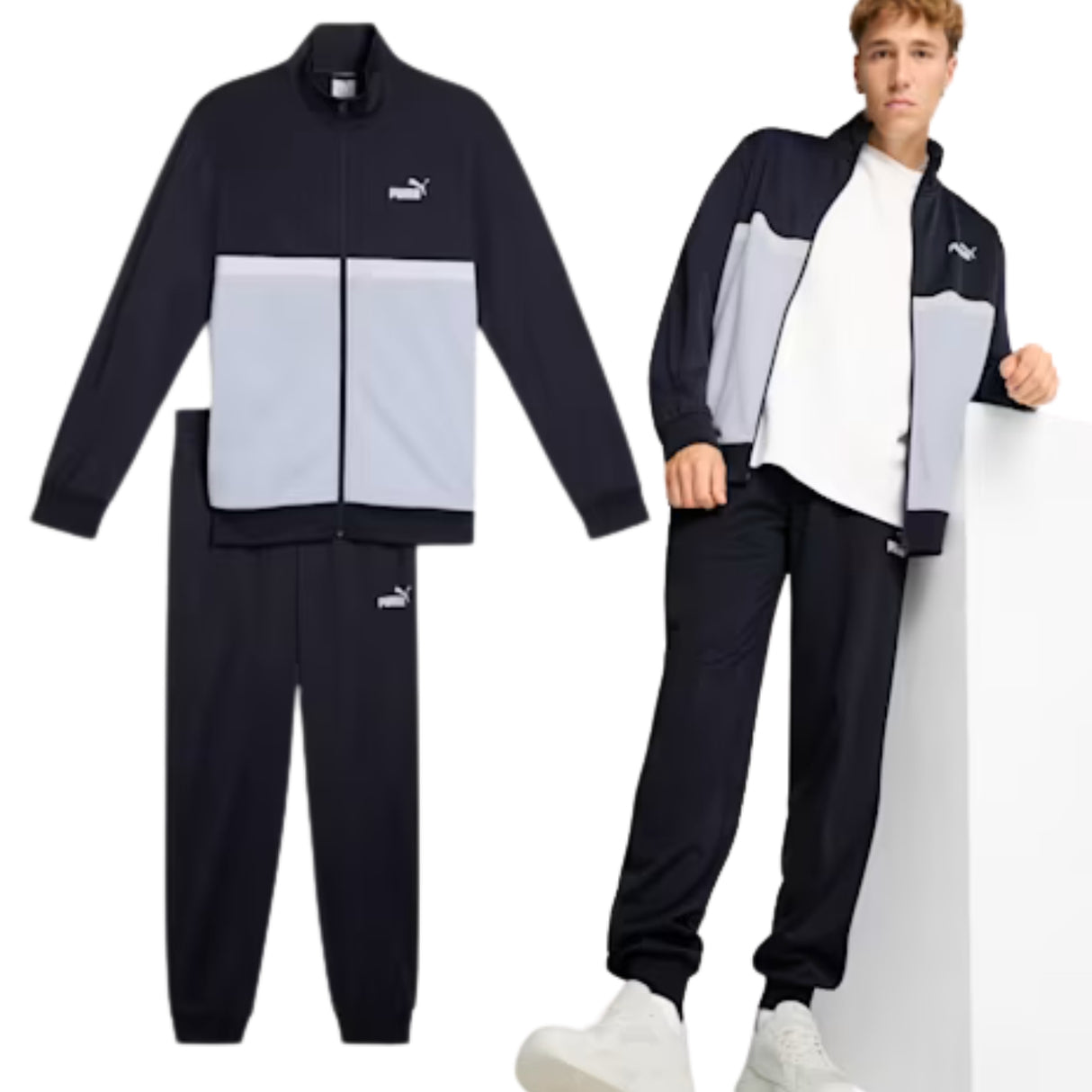 TUTA PUMA 684850 16 BLOCCHI SPORT ACETATO BLU