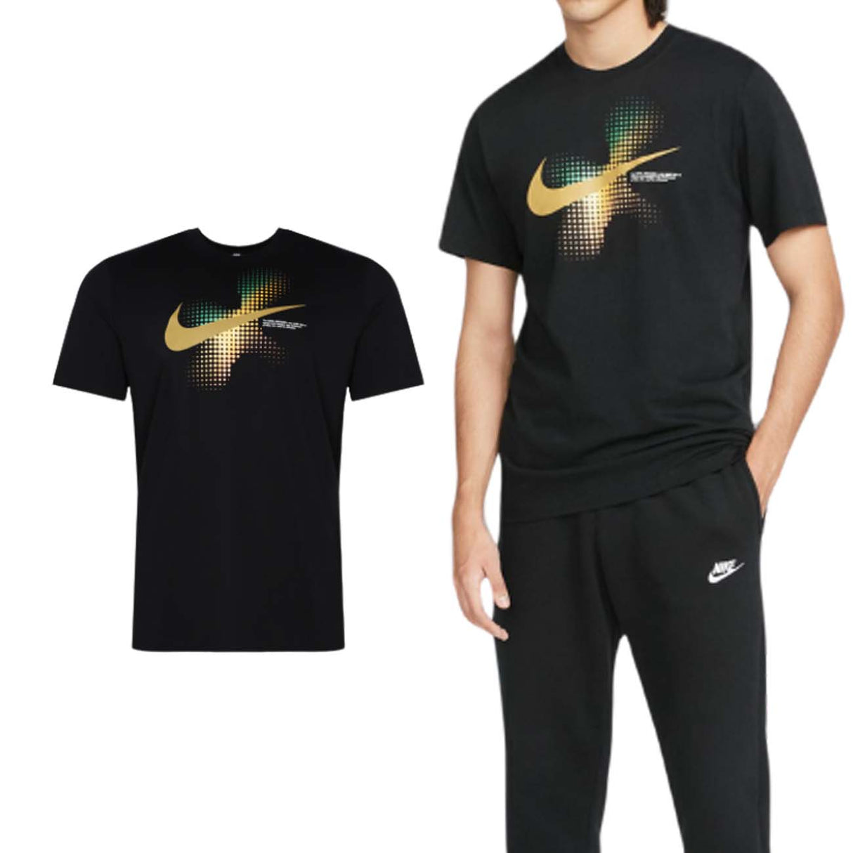 T-SHIRT NIKE FQ7998 010 SPORTWEAR COTONE NERO