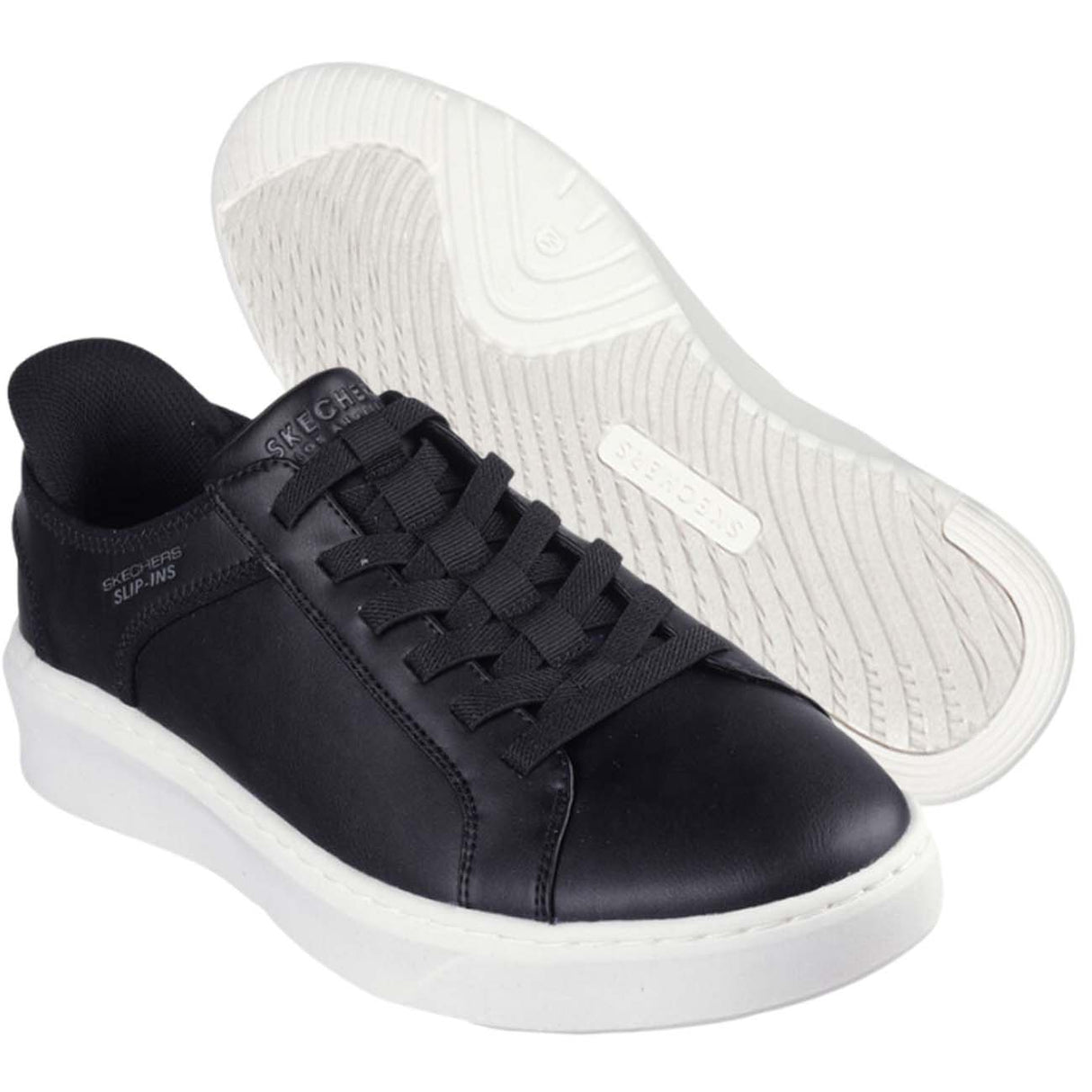 SCARPA SKECHERS 183177 BLK SLIP INS COURT BREAK DOUBLE VENTED