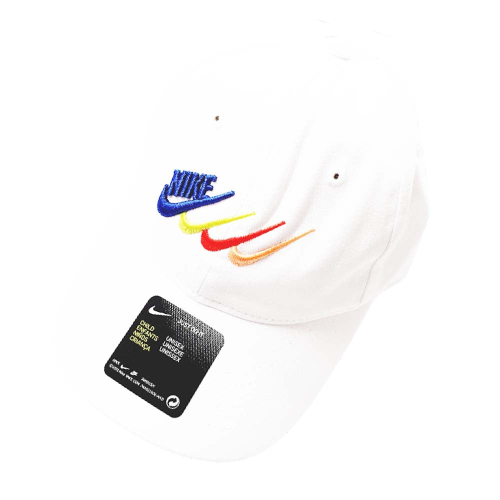 CASQUETTE NIKE GARÇON 8A2978 COTON NOIR BLANC UNISEXE