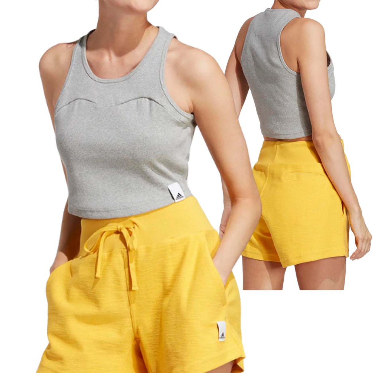 CANOTTA DONNA ADIDAS IC9450 COSTINE LOUNGE GRIGIO