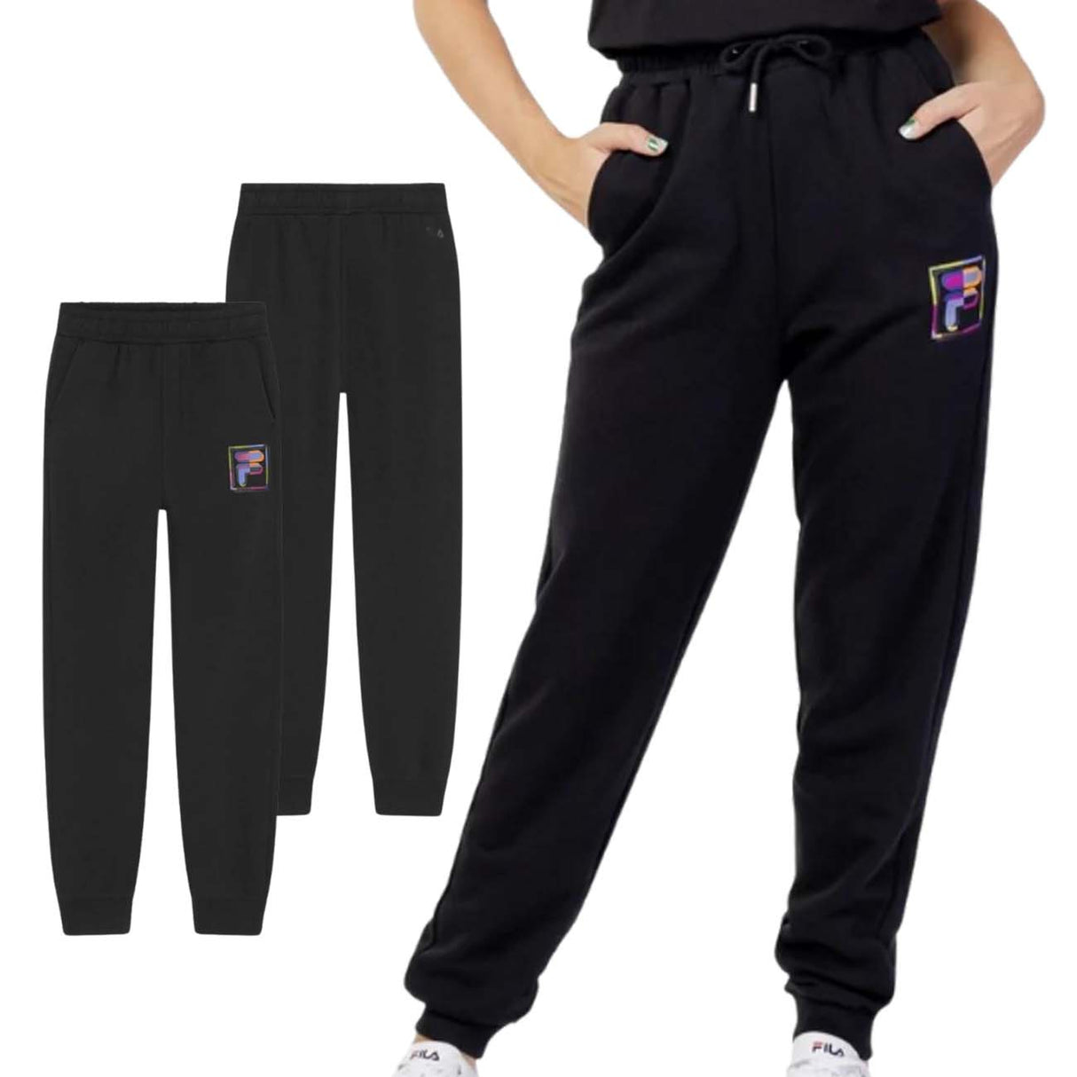 FILA FAT0198 COTTON FLEECE GIRLS PANTS