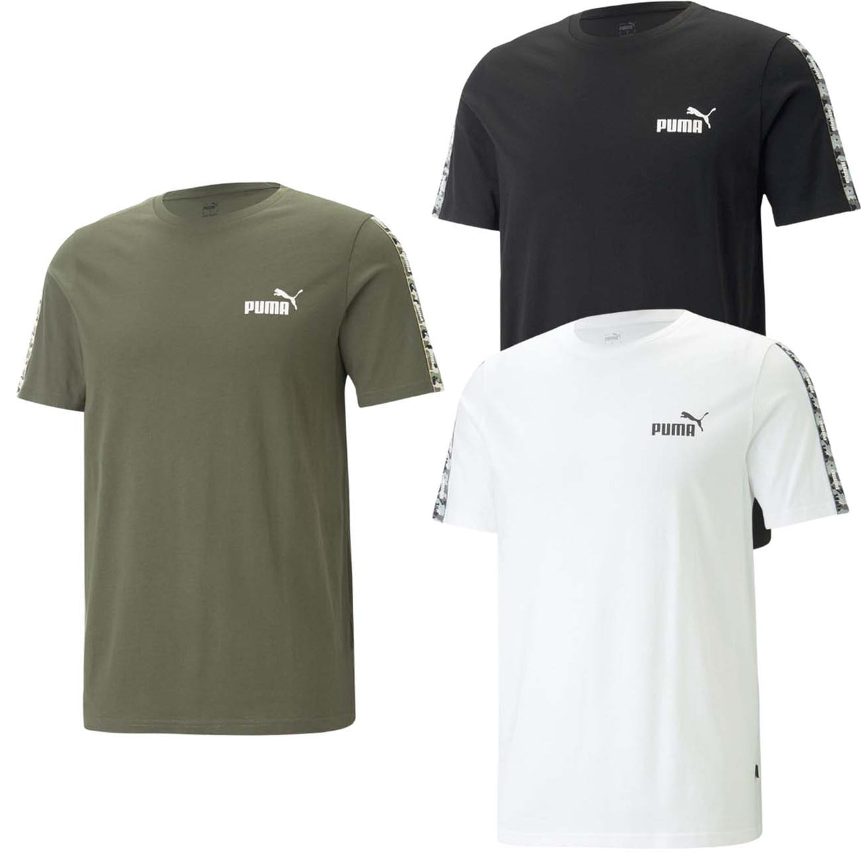 T-SHIRT PUMA 673358 ESSENTIALS LOGO COTONE