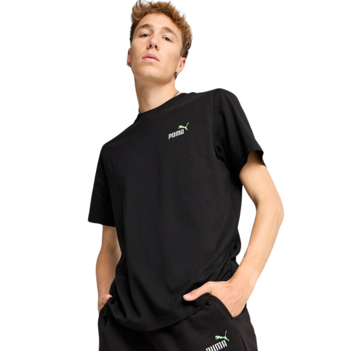 T-SHIRT PUMA 684717 51 ESSENTIALS LOGO PICCOLO COTONE