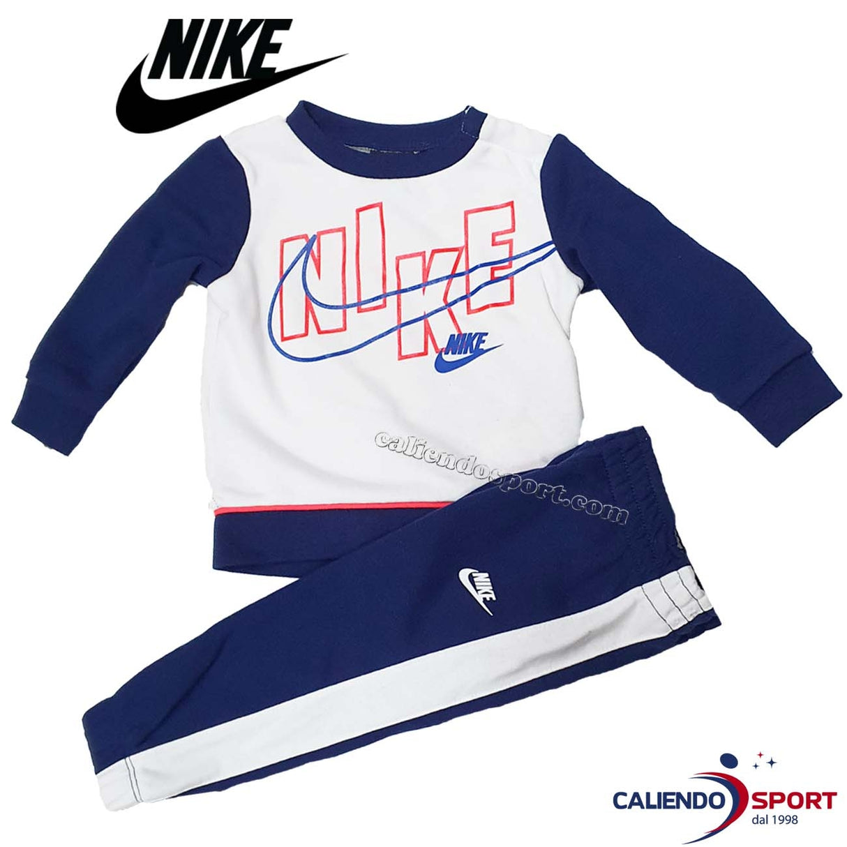 TUTA BIMBO NIKE 66H470 86H470 COTONE GARZATO