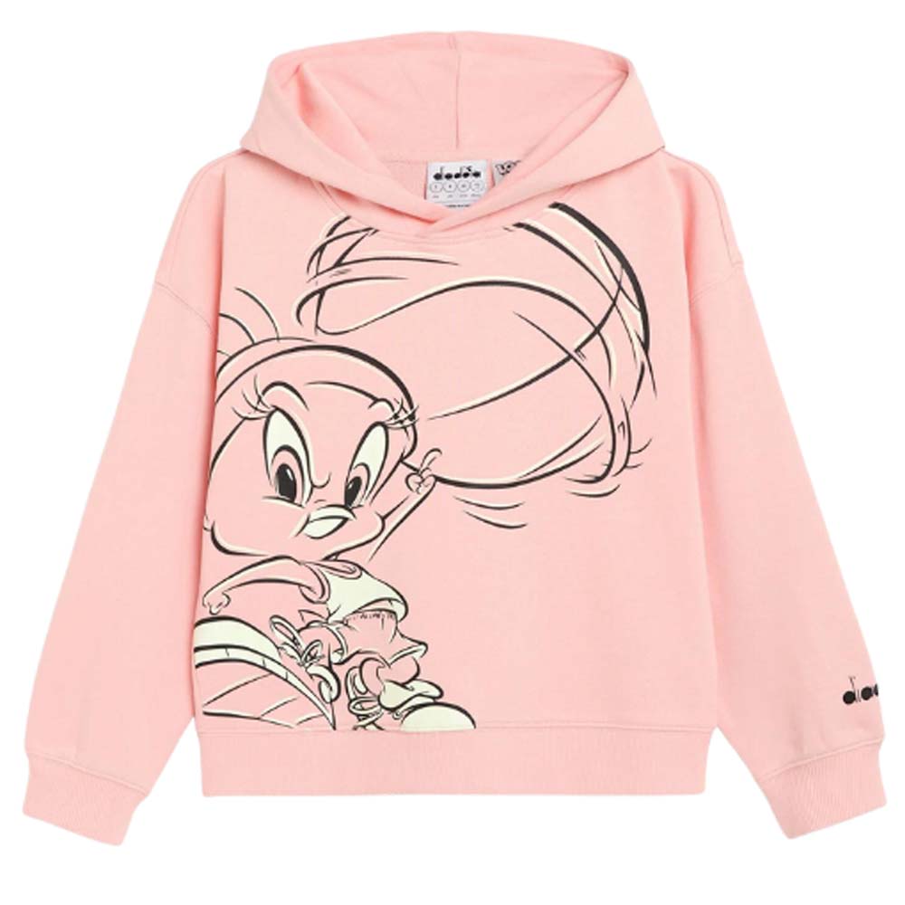 FELPA BAMBINI DIADORA 179016 JU HOODIE COTONE GARZATO