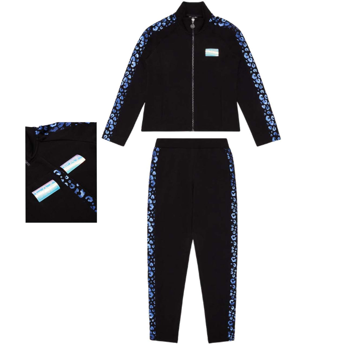 GIRLS TRACKSUIT ARMANI EA7 6LFV04 FJ5FZ BRUSHED COTTON