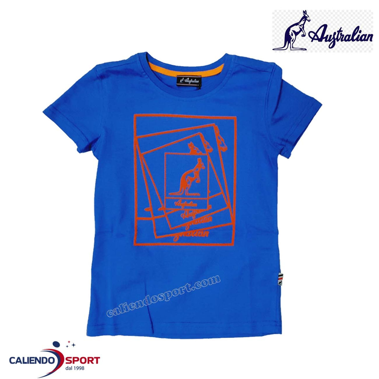 T-SHIRT AUSTRALIAN AS0048 COTONE GIRO COLLO